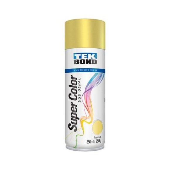 SUPER COLOR METÁLICO OURO - 350ML - TEKBOND