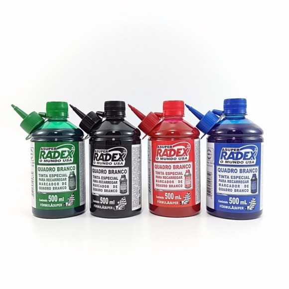 TINTA REABASTECEDORA PARA MARCADOR PRETO - 500ML - RADEX
