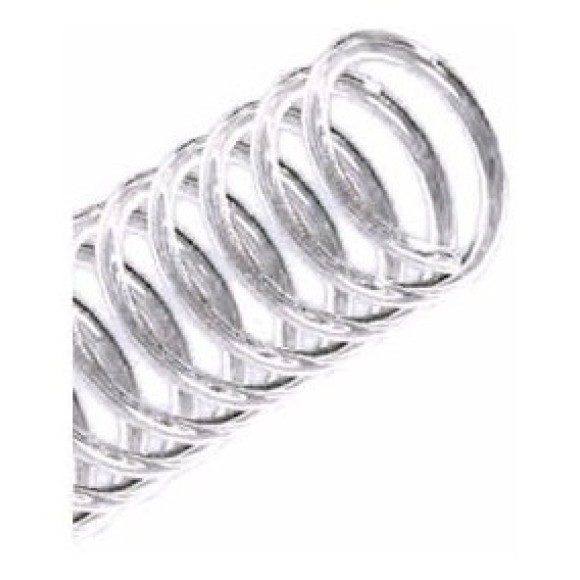 ESPIRAL PARA ENCADERNAÇÃO INCOLOR 20MM - 70UN