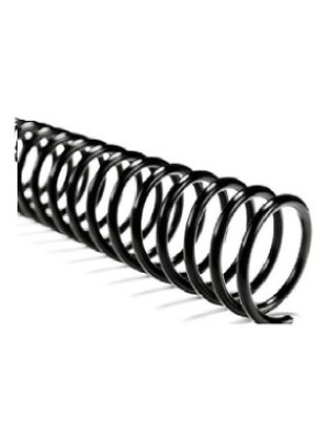 ESPIRAL PARA ENCADERNAÇÃO PRETO 33MM - 25UN