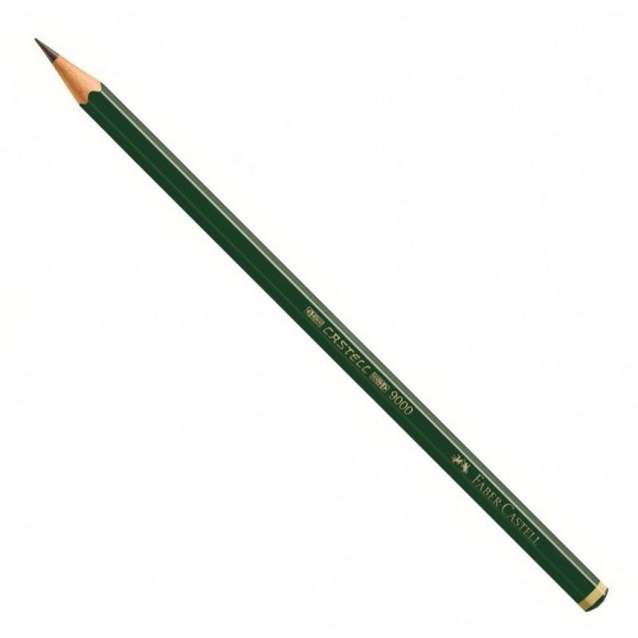 LÁPIS PRETO 9000 3B- FABER-CASTELL
