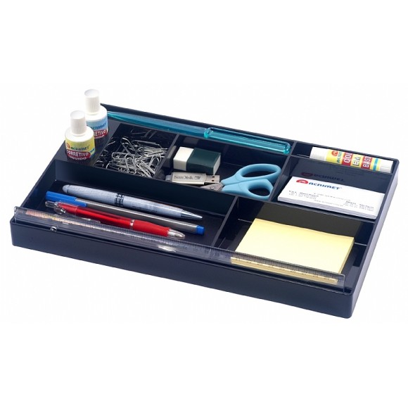 ORGANIZADOR DE GAVETAS PRETO - ACRIMET