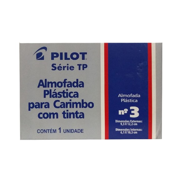 ALMOFADA PARA CARIMBO N.3 AZUL - PILOT