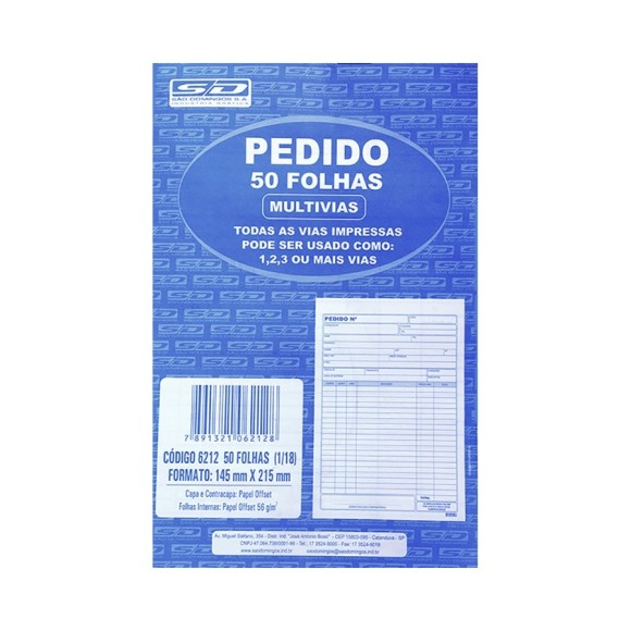 PEDIDO MULTIVIAS PRETO - SÃO DOMINGOS