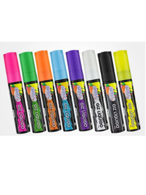 GIZ LIQUIDO CHANFRADA 15MM BRANCO GZ1507 BRW