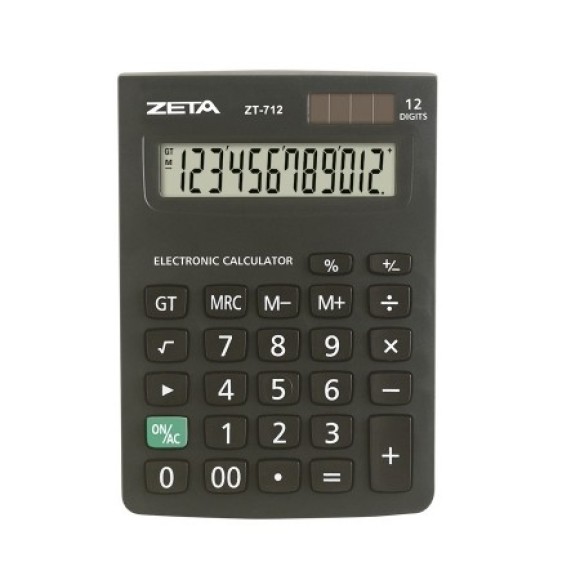 CALCULADORA ZT712 12 DÍGITOS - ZETA