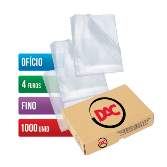 ENVELOPE PLASTICO 4F CX.1000UN DAC REF.070