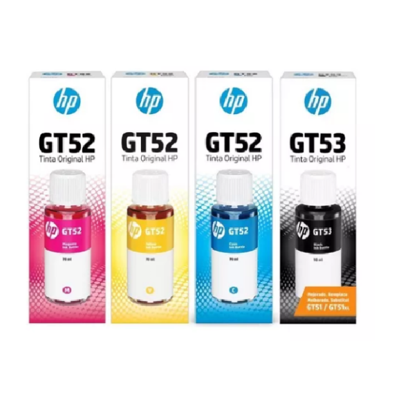 REFIL DE TINTA HP GT53 PRETO VV22AL