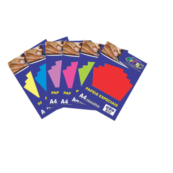 PAPEL COLOR PLUS 120G 20UN. VERMELHO - OFFPAPER