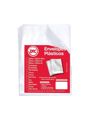 ENVELOPE PLASTICO 4F.50UN.  REF.5078-50 - DAC